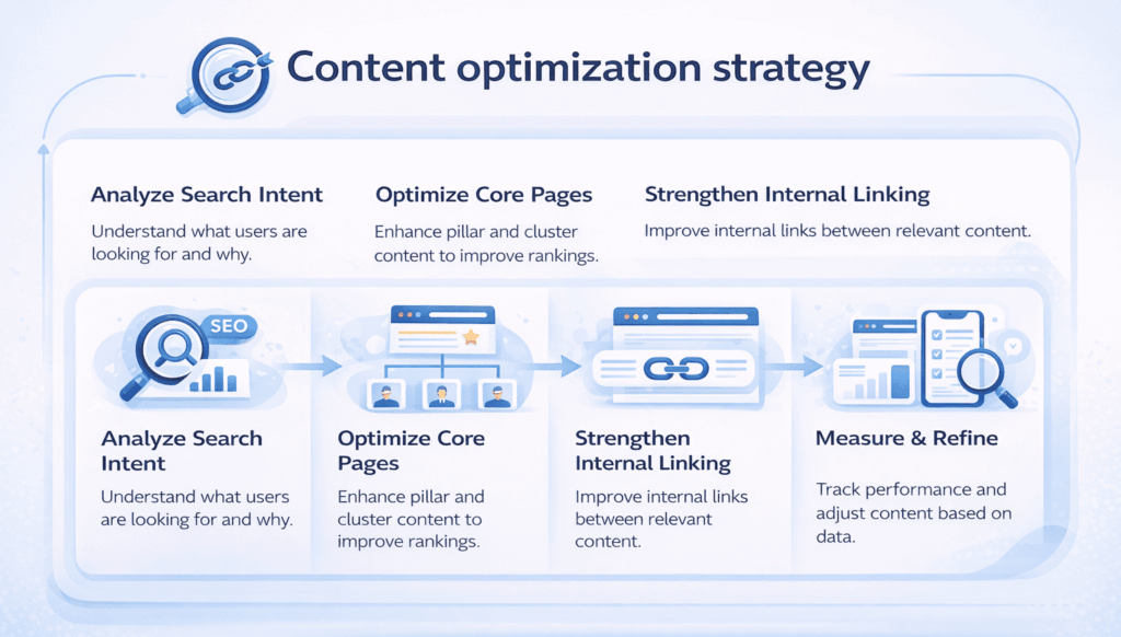 Content optimization strategy