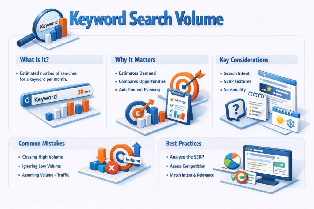 Keyword search volume