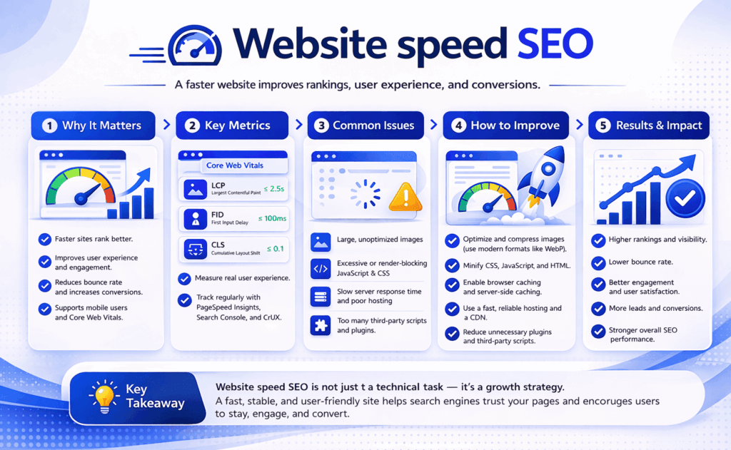 Website speed SEO