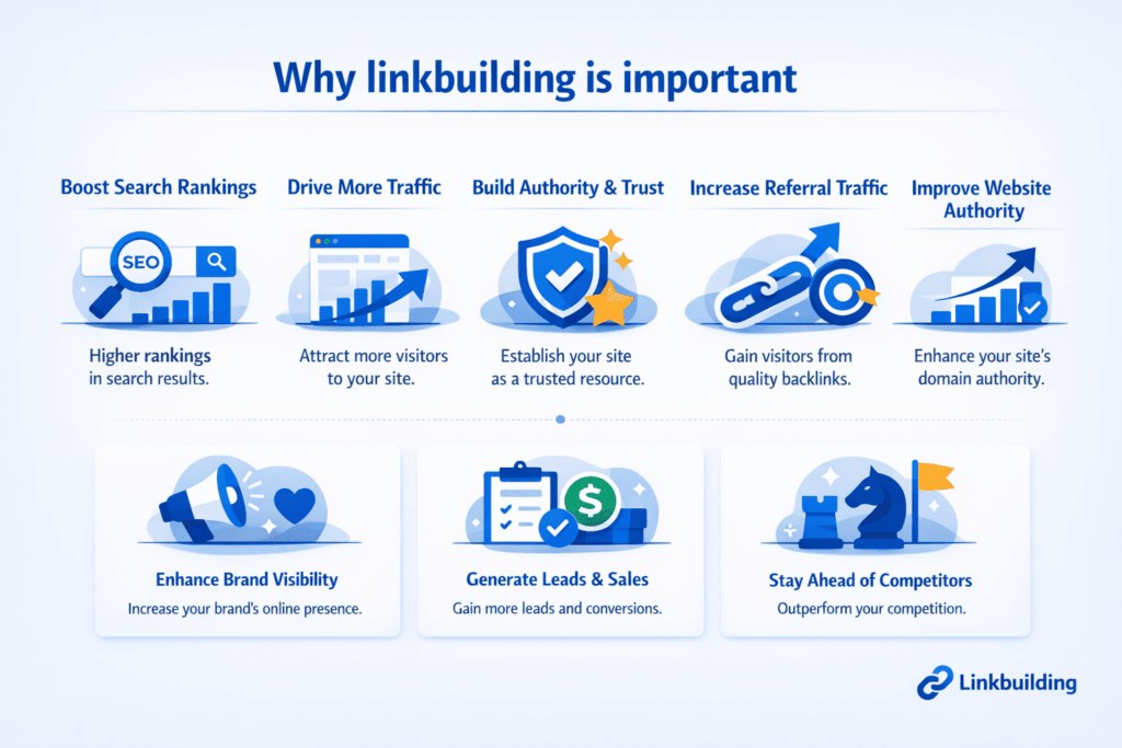 Why linkbuilding is important